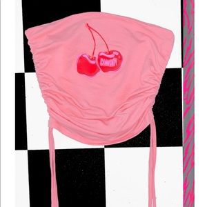 PINK Y2K TUBE TOP ✨🦋